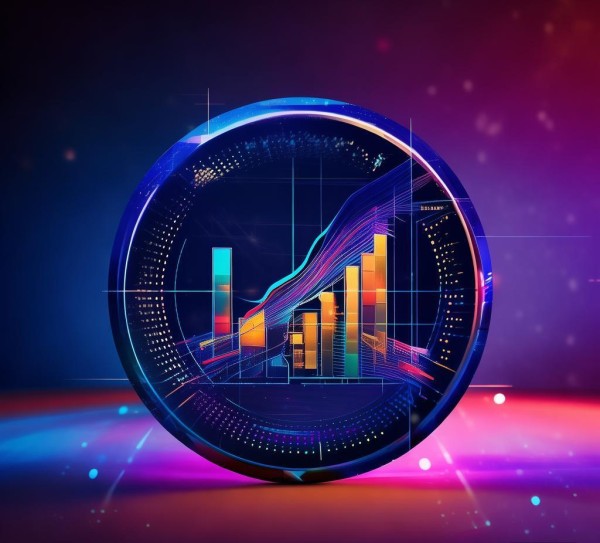 高级商务动态图标，数据驱动的未来趋势